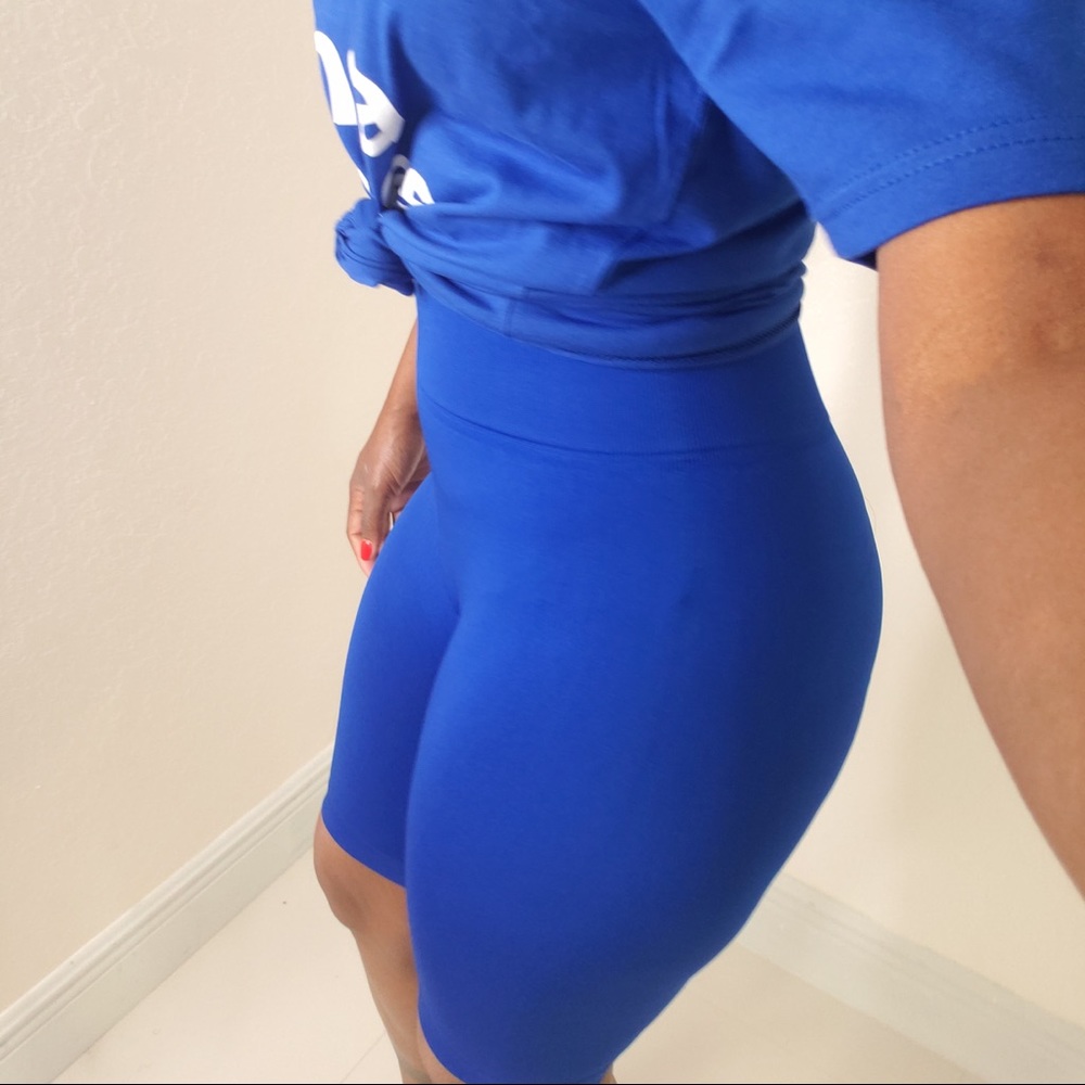 Nipsey Blue Biker Shorts